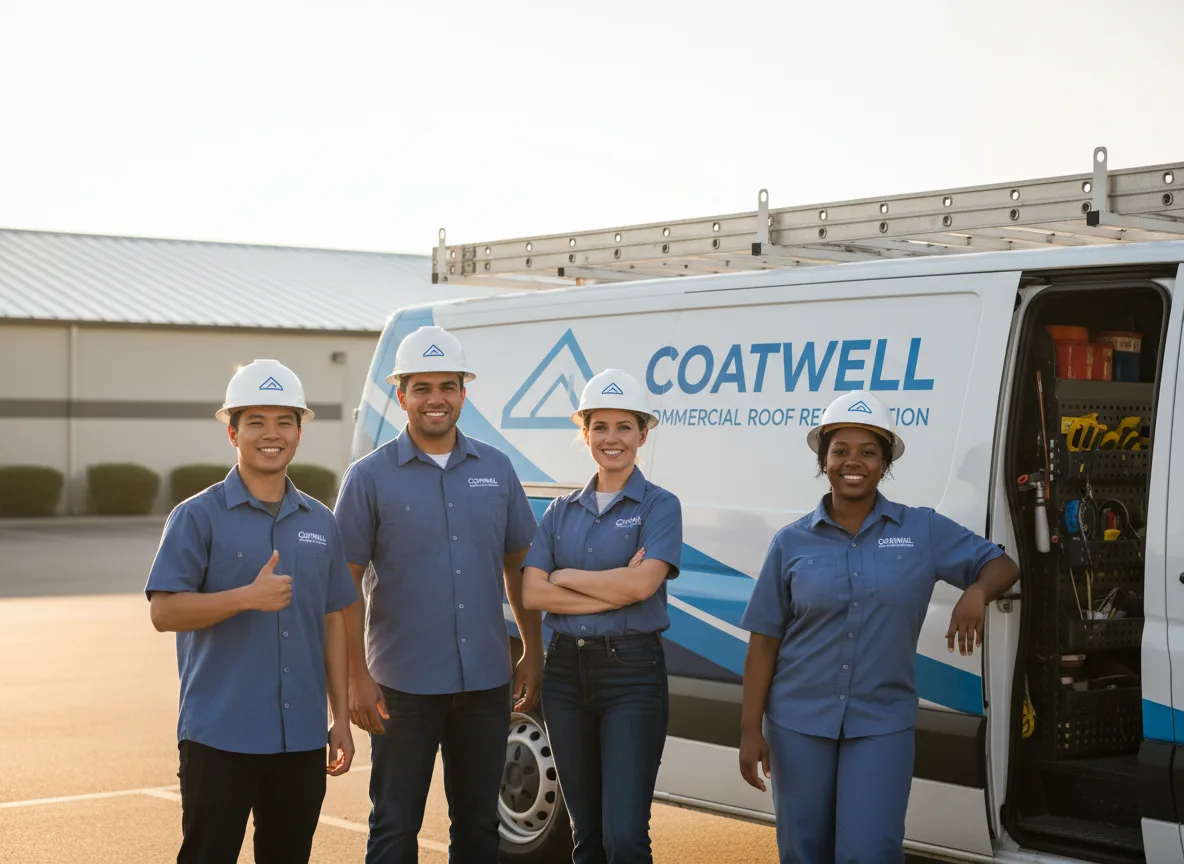 Commercial roof coating company in Allison, PA